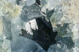 Crystal Filled Celestine (Celestite) Heart Geode - Madagascar #126652-1